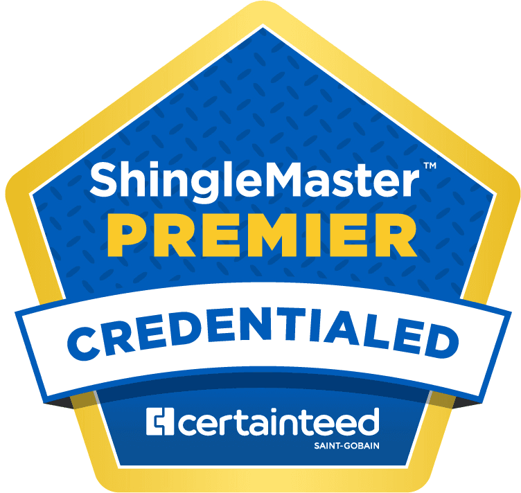 CertainTeed ShingleMaster Premier credentialed contractor